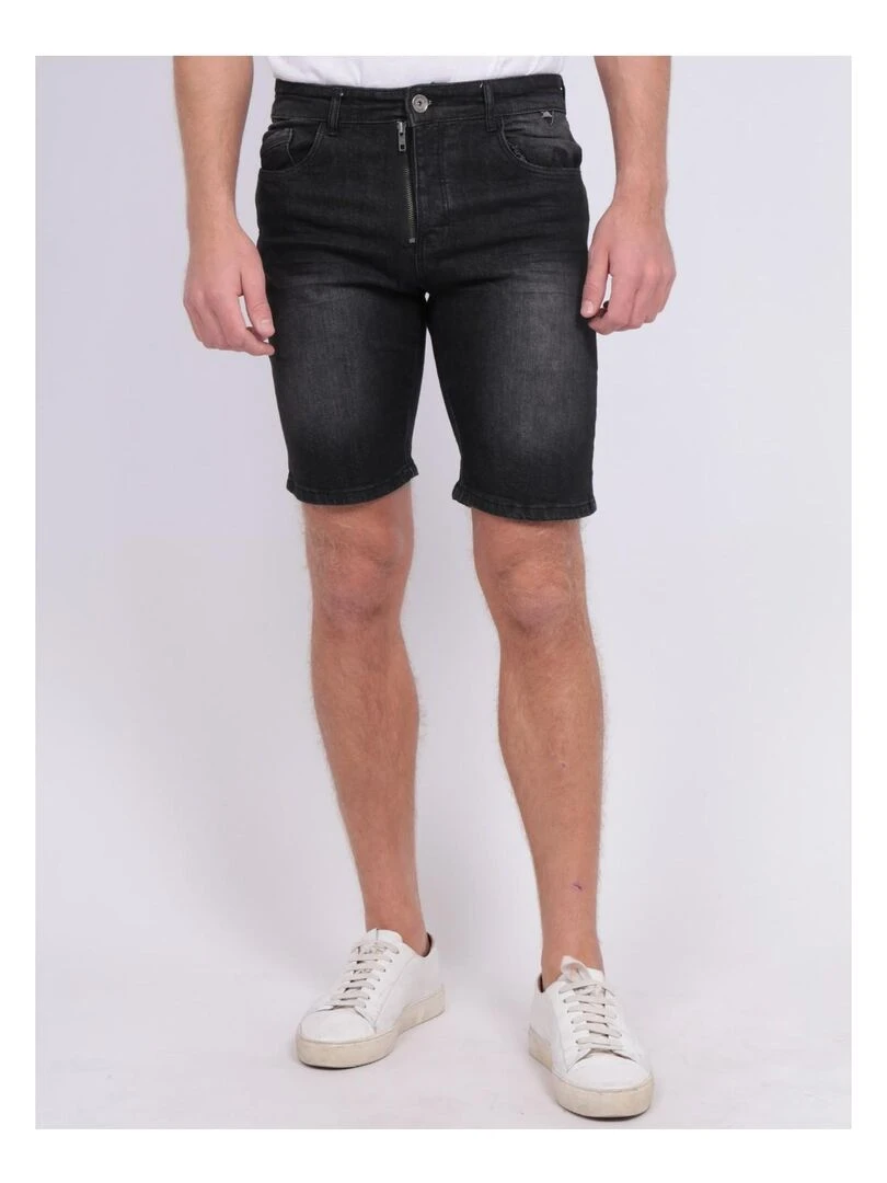 Bermuda en jean droit BILLING Noir