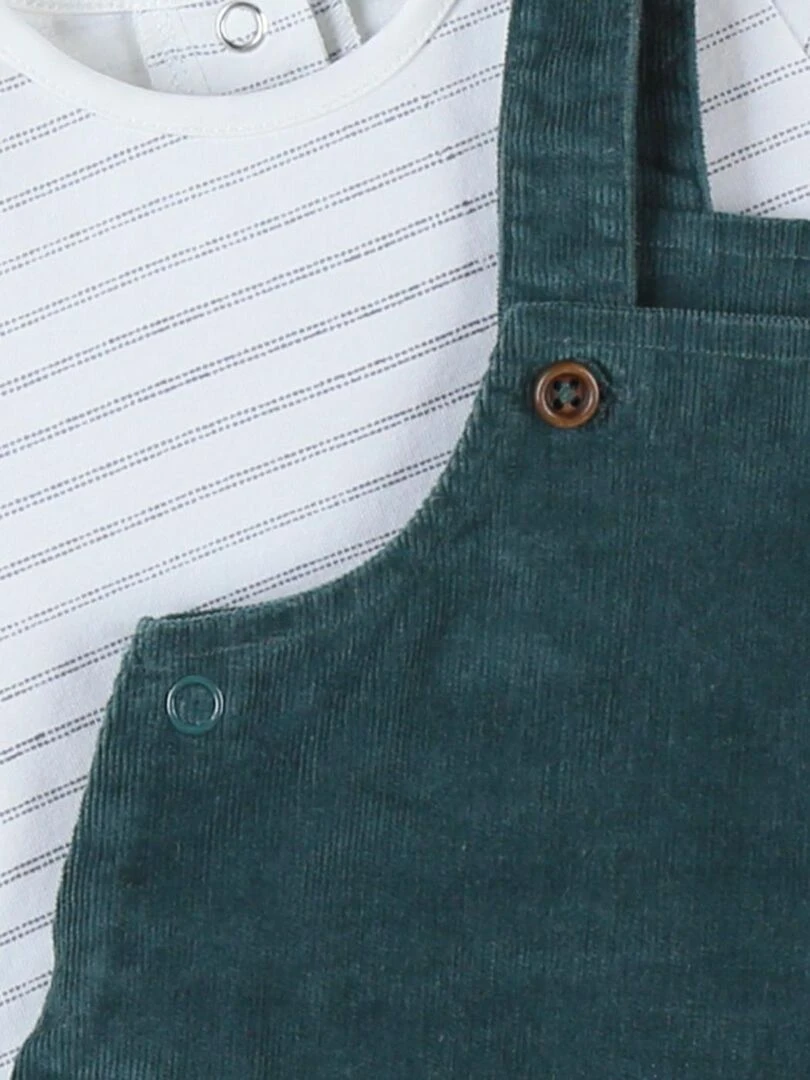 Set de 2 pièces en coton  forêt   Noukie's   Vert