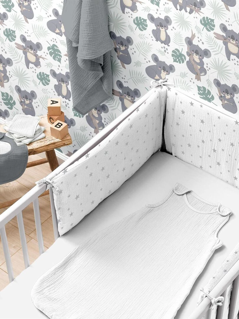 Couverture gaze de coton bebe Vert