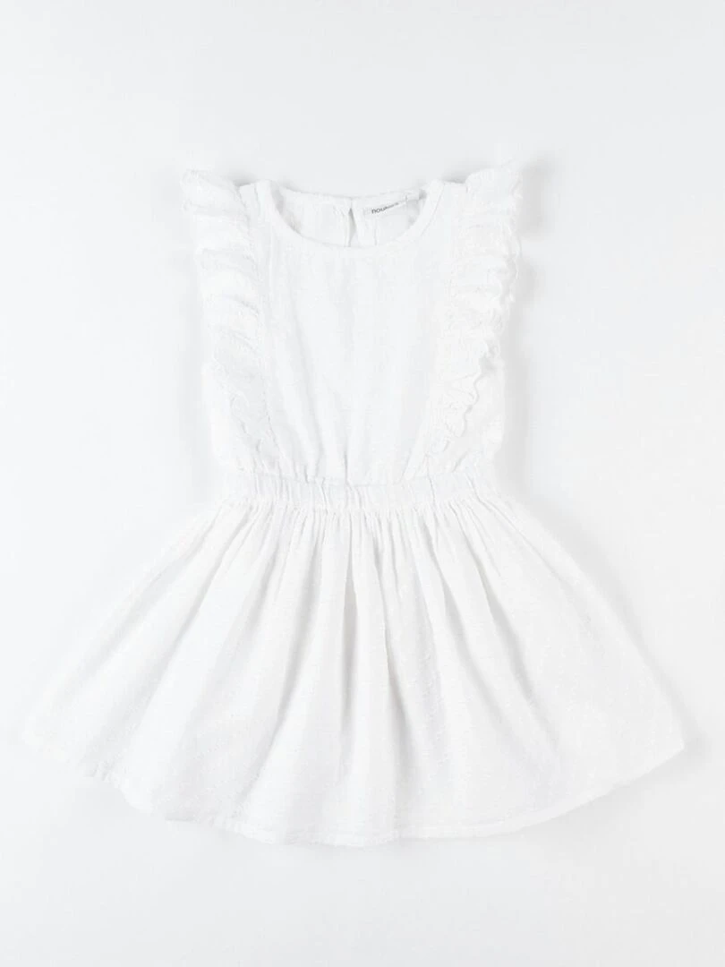 Robe cérémonie à volants    Noukie's   Blanc