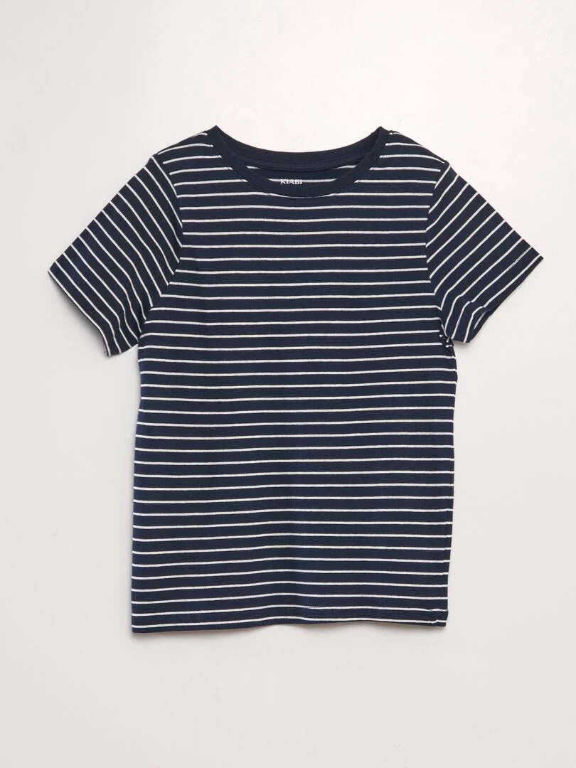 T shirt rayé Marine rayures