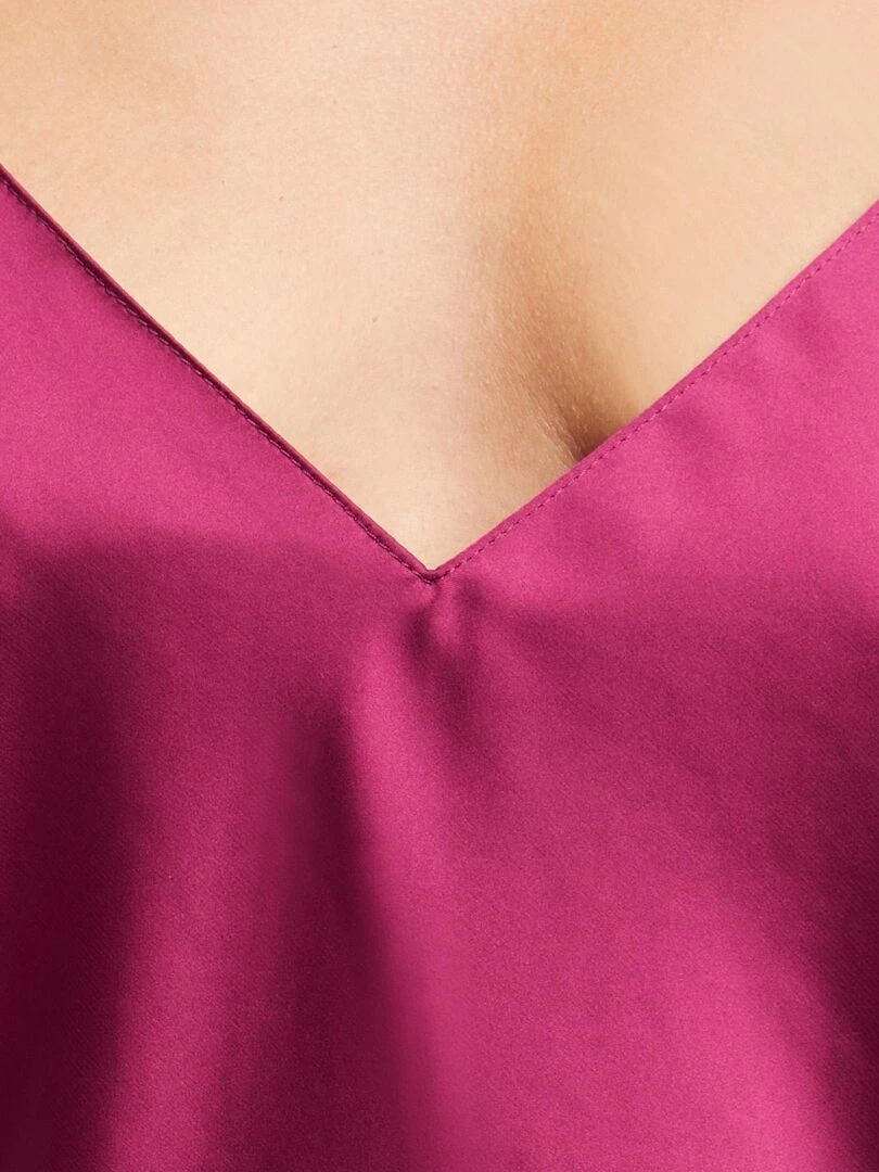 Top satin Chimene   RougeGorge Lingerie   Rouge