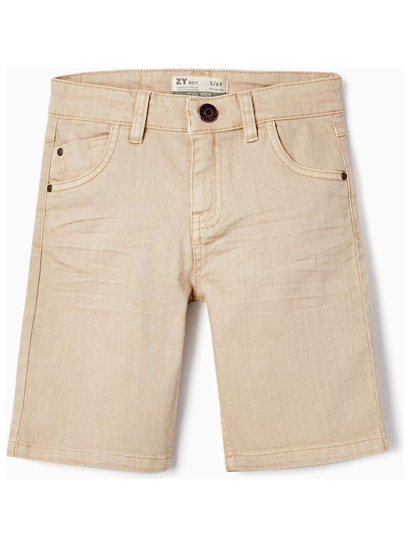 Shorts en sergé pour garçon 'Midi' SICILIAN DAYS Gris clair