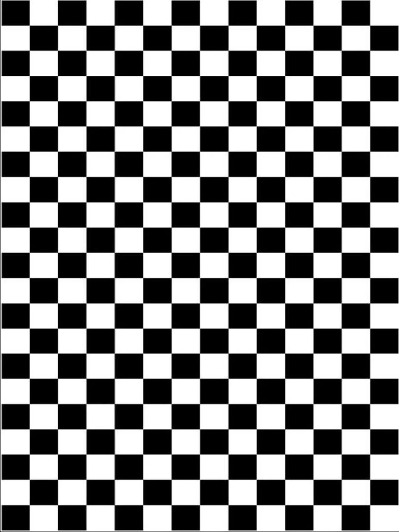 Tapis DAMIER Noir Blanc