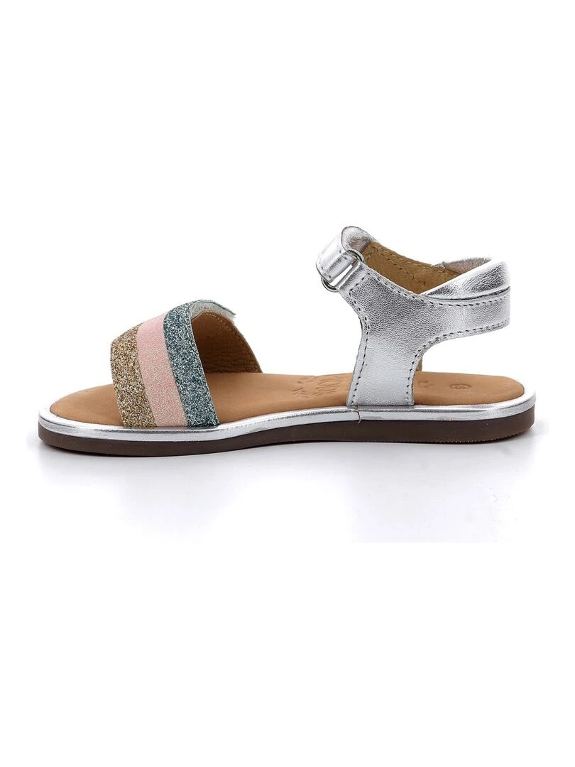 Sandales Cuir Paganisa   Argent