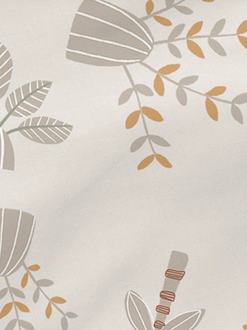 Drap housse Dino family "Happyfriday"   Blanc