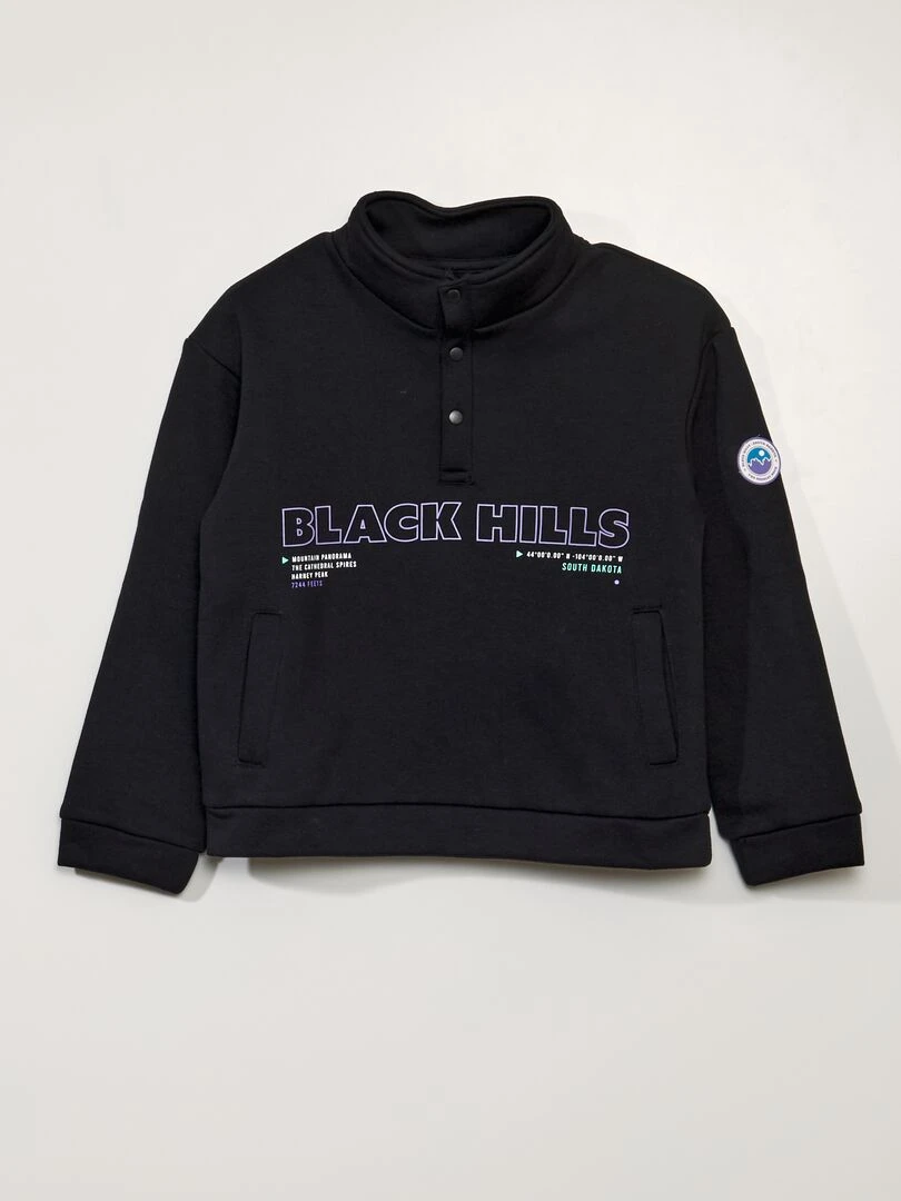 Sweat col camionneur Noir