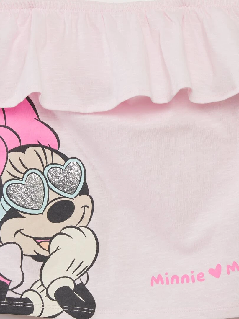 Ensemble top + short 'Disney'   Rose