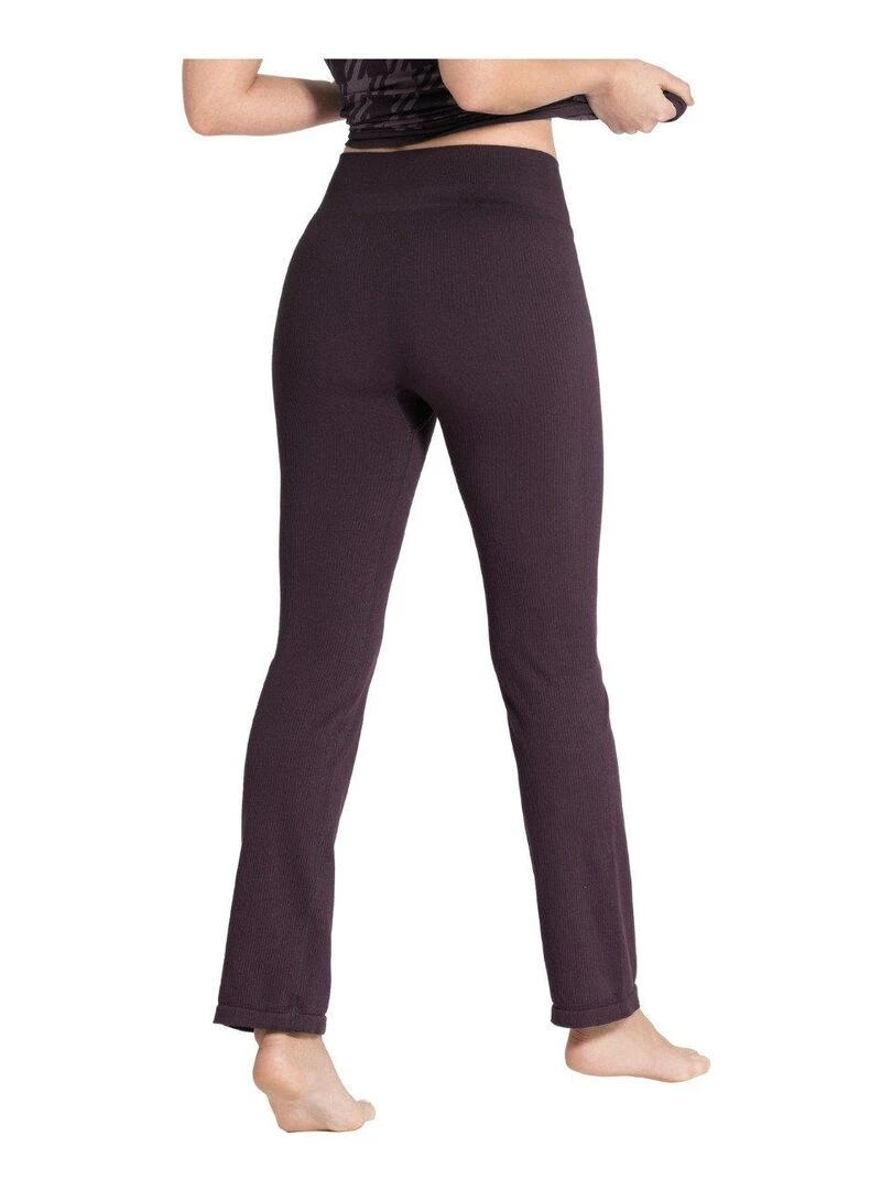 Legging long texturé uni Athleisure Violet