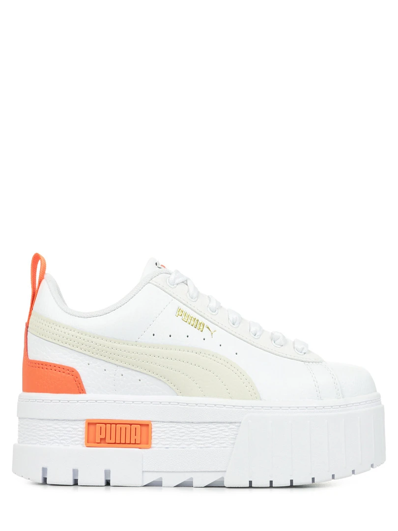 Baskets Mayze Lth Jrite Blanc