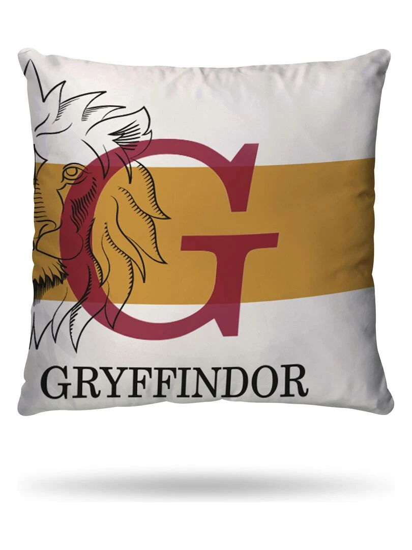 Housse de couette Harry Potter Gryffondor 200x200 cm   100% Coton   Blanc