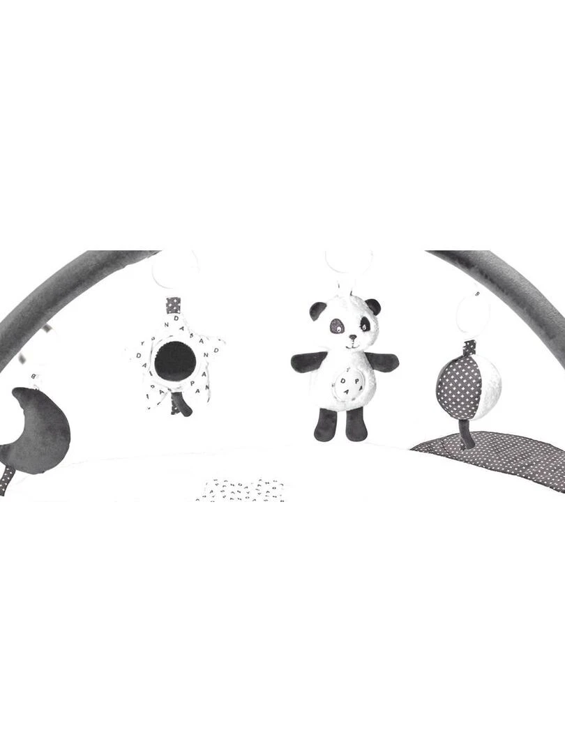 Tapis d'éveil avec arches panda Chao Chao   Gris