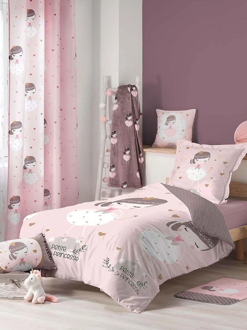 Coussin déco Petite Princesse Rose