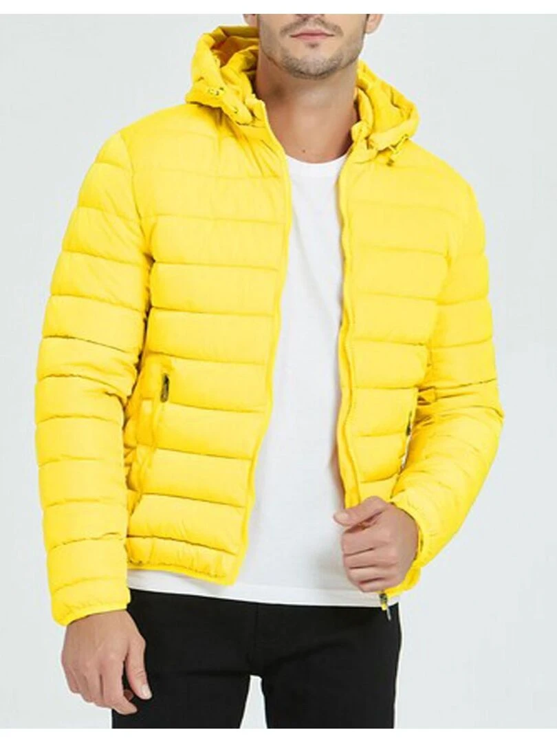 doudoune a capuche Kebello Jaune