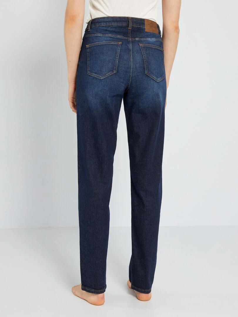 Jean regular taille haute   L28   Brut