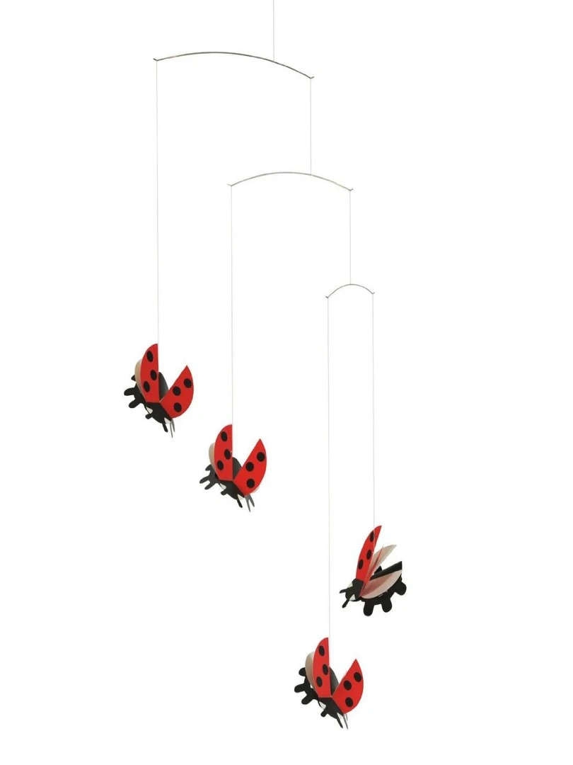 'flensted Mobiles' Coccinelle Rouge