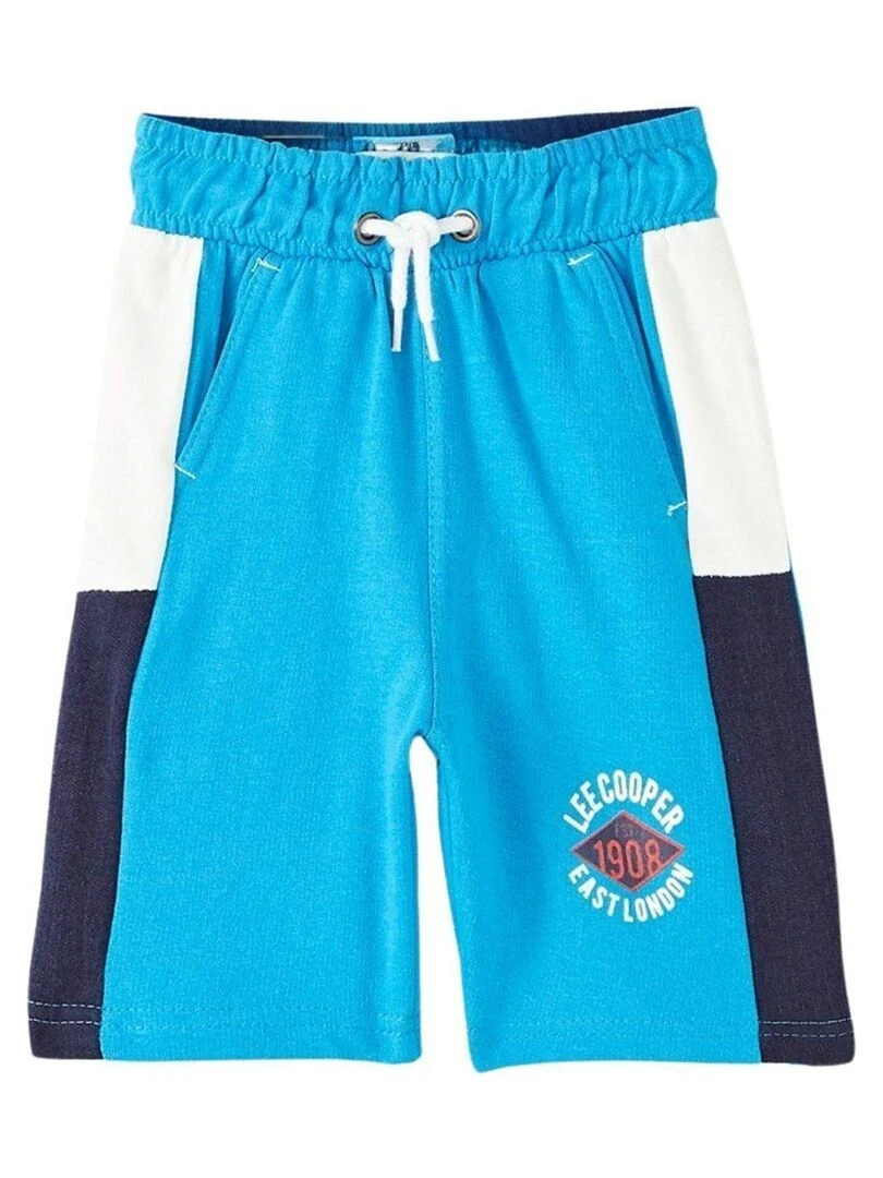 Lee Cooper Bermuda garçon imprimé logo Bleu