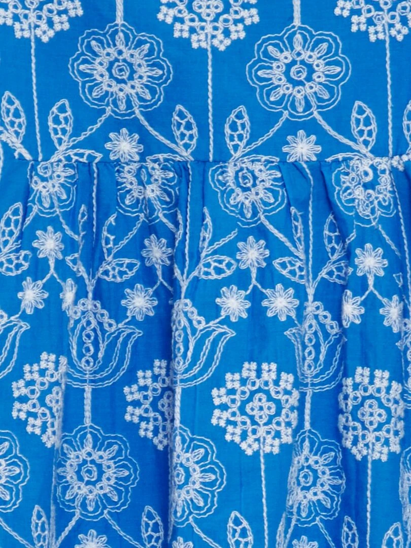 Blouse avec broderie   Bleu