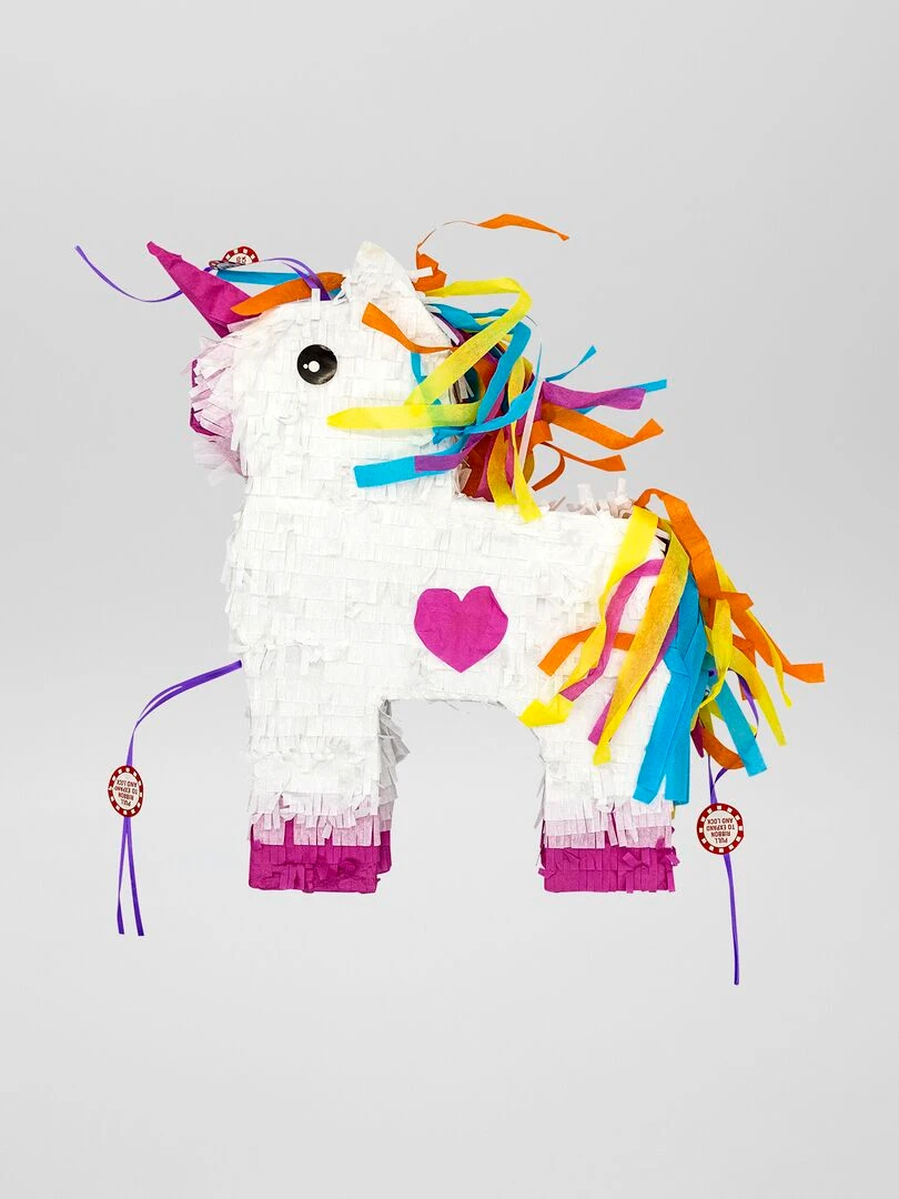 Pinata forme de licorne Beige