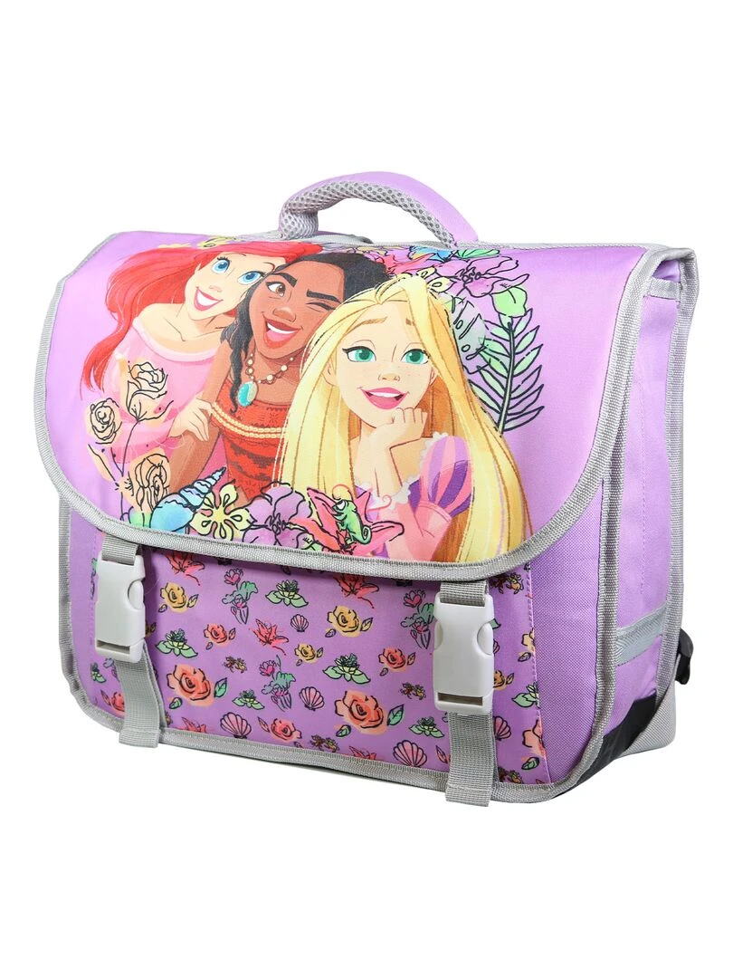 BAGTROTTER Cartable 38 cm Princesses Violet Fleurs Violet