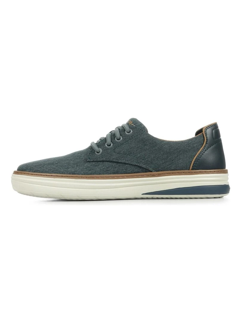 Baskets Skechers Hyland Ratner   Bleu Marron