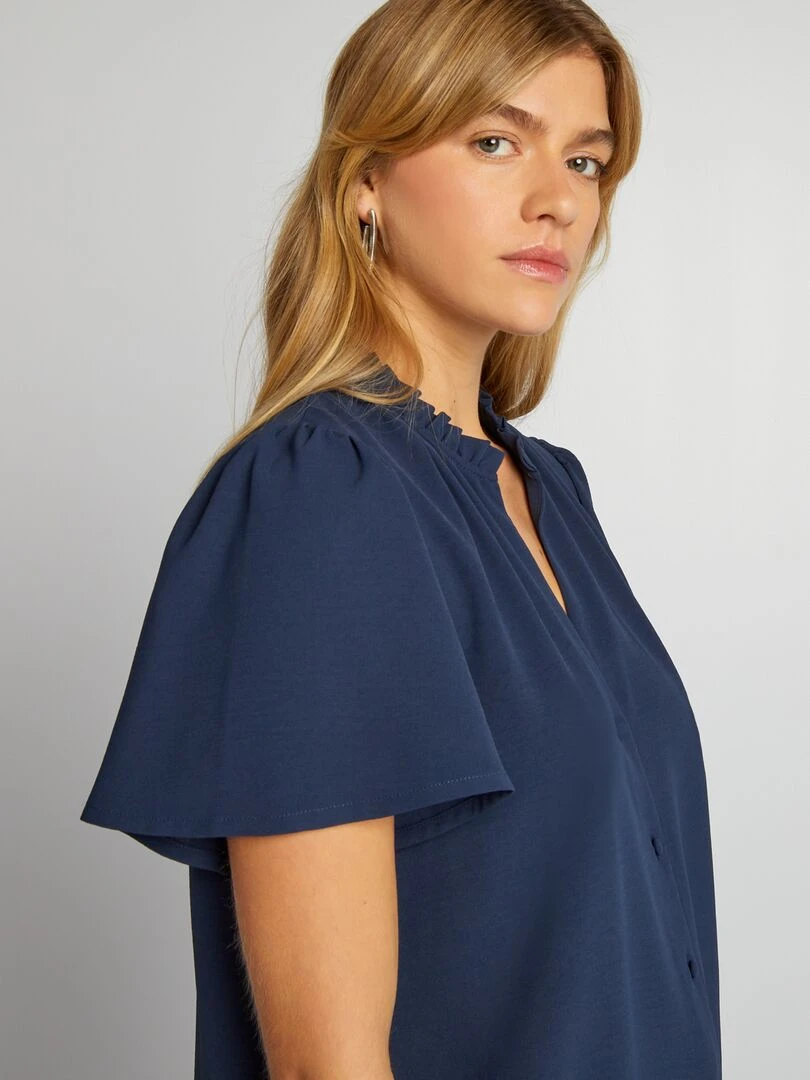 Blouse fluide   Marine