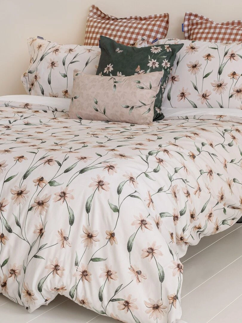 Coussin Clouds "Happyfriday"   Bleu