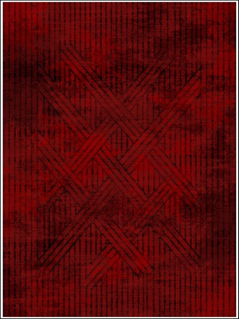 Tapis FISUN Rouge Rouge