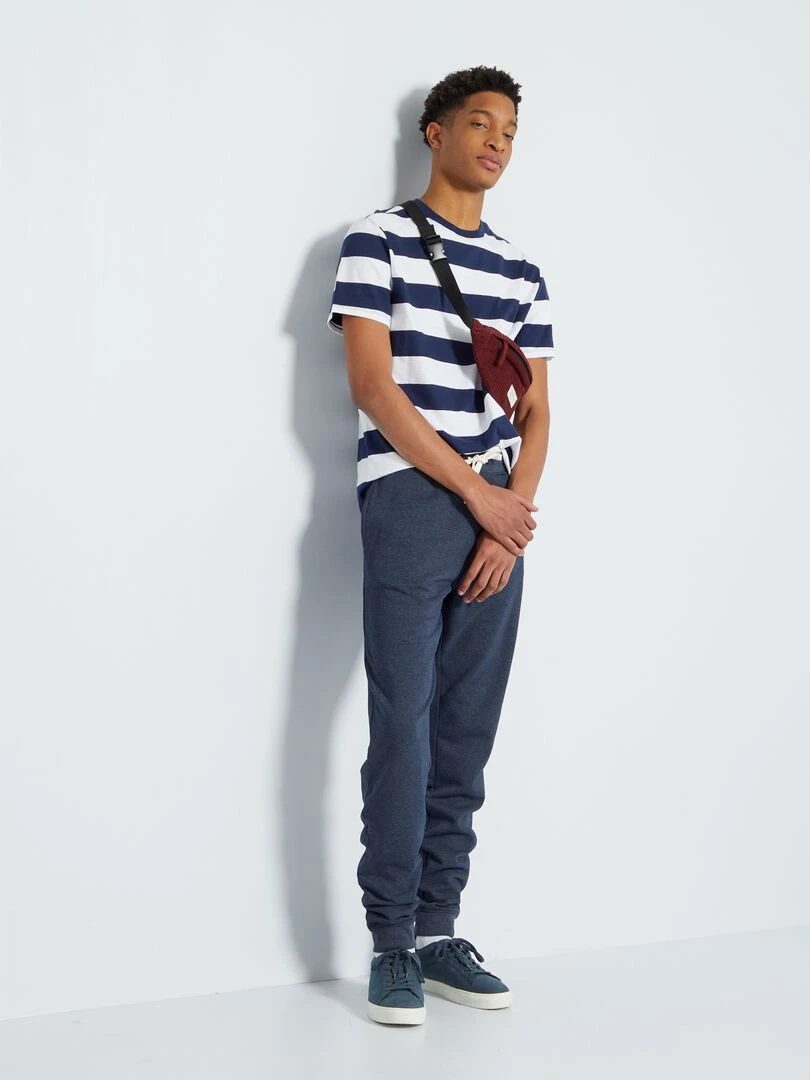 Pantalon en molleton L38 +1m95 Bleu