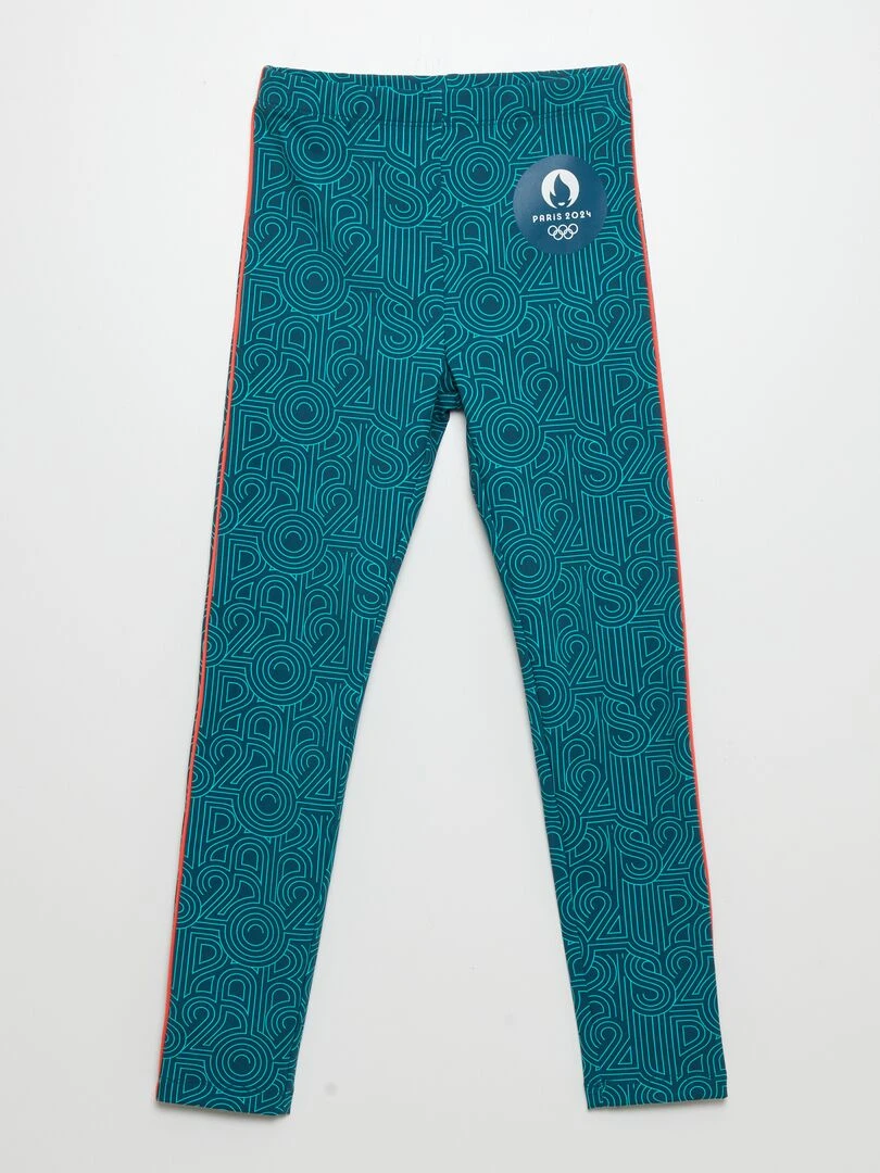 Legging de sport Paris 2024 Vert
