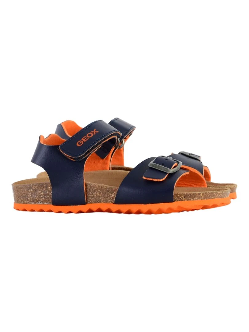 Sandale Cuir Enfant Geox Ghita   Bleu