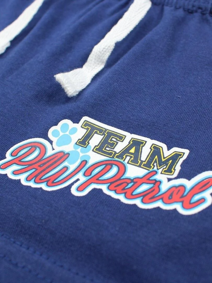 Paw Patrol   Ensemble T shirt short bébé garçon Imprimé La Pat' Patrouille   Bleu
