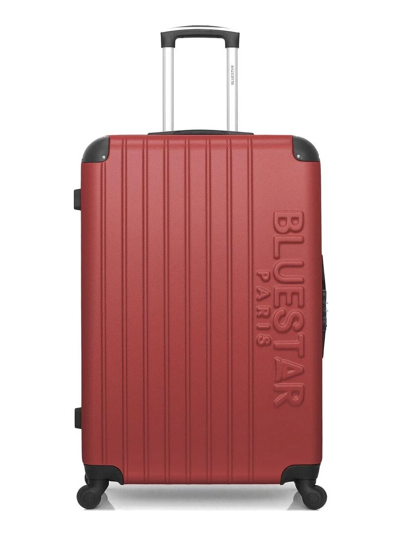 BLUESTAR VALISE GRAND FORMAT RIGIDE BUCAREST Rouge