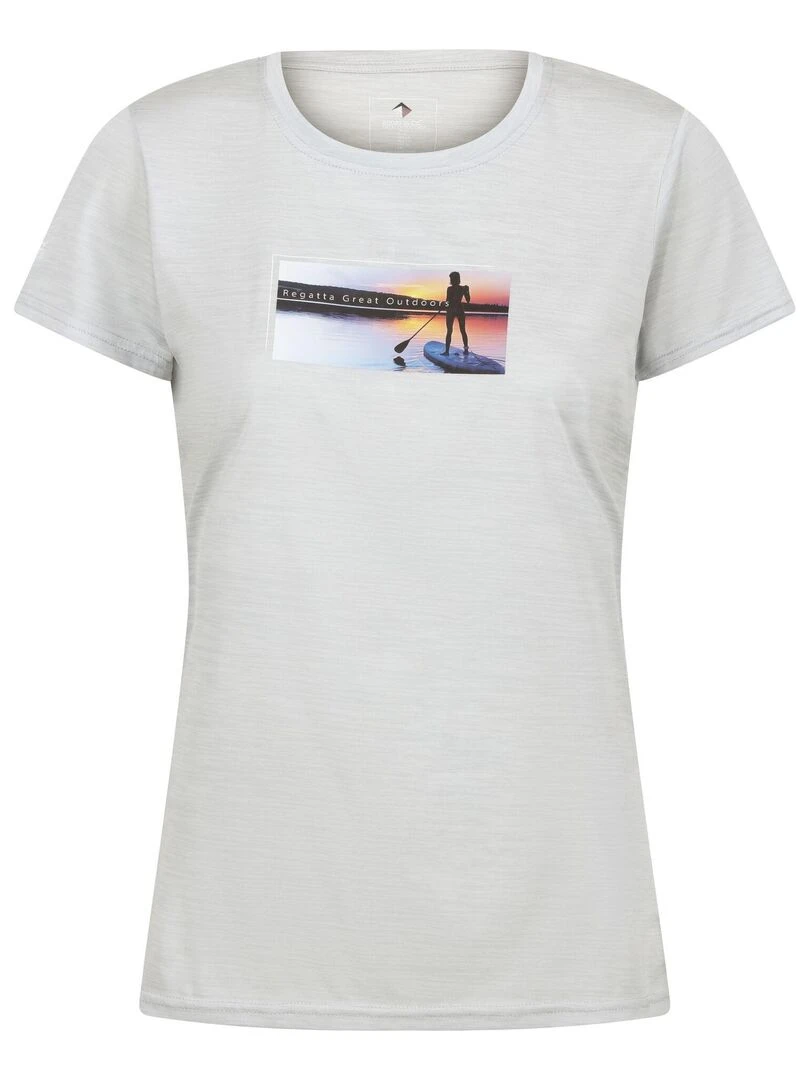 Regatta T shirt FINGAL Gris moyen
