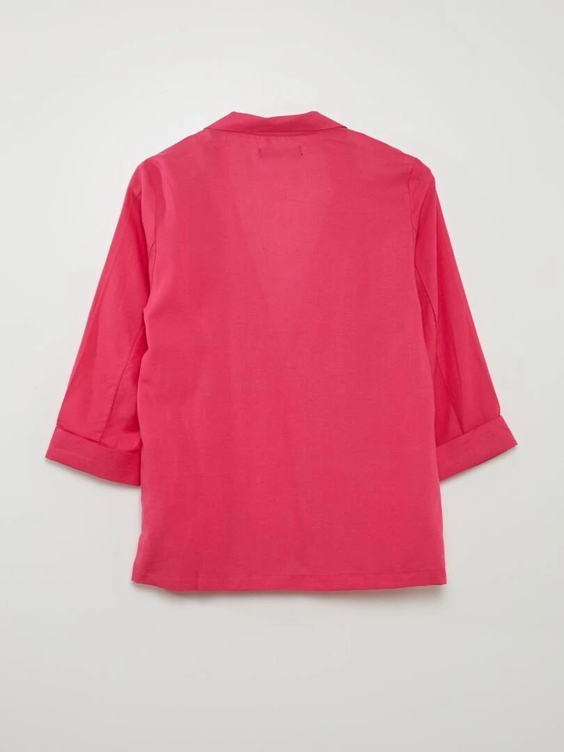 Veste légère unie Rose