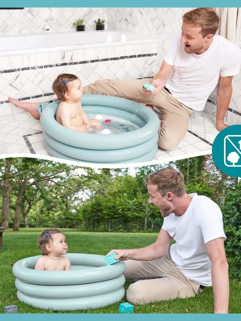 Baignoire Gonflable Évolutive Babymoov   Bleu
