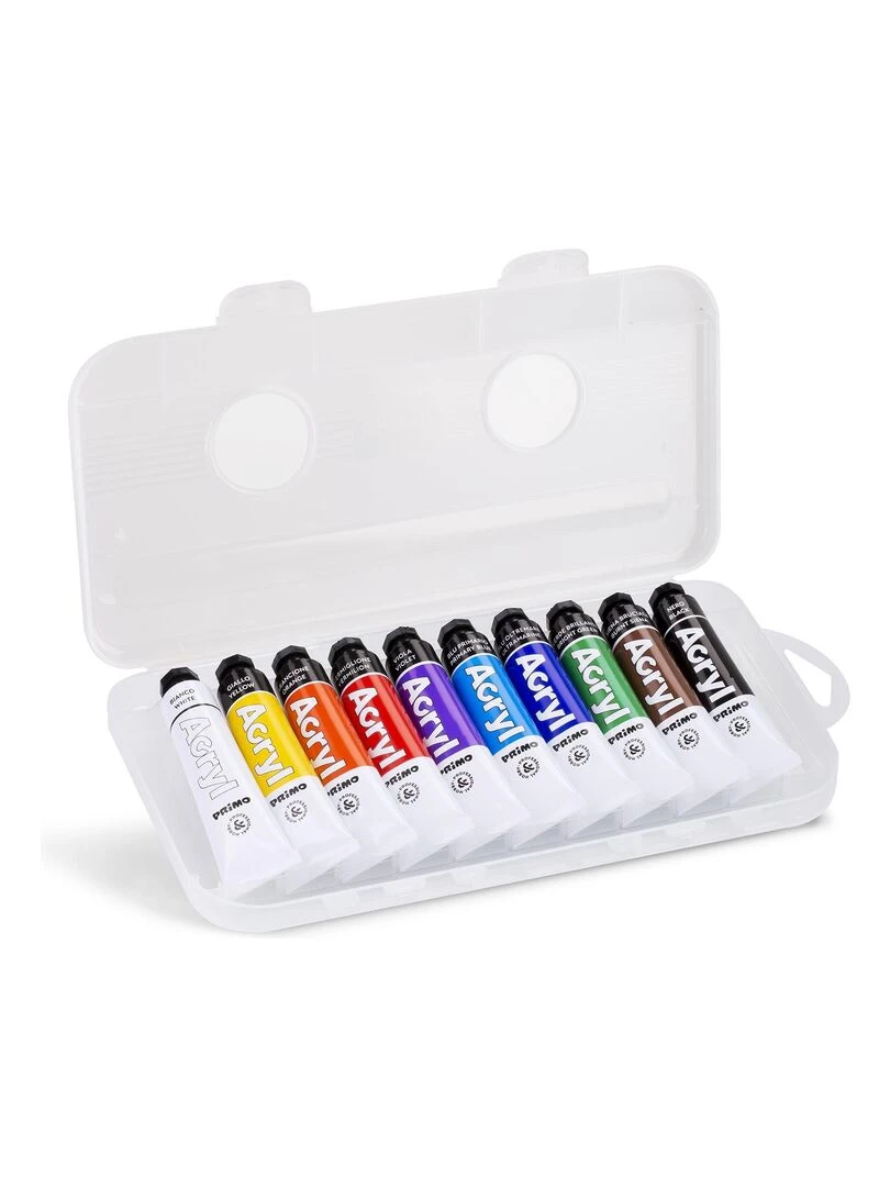 10 tubes de peinture acrylique 18 ml   N/A