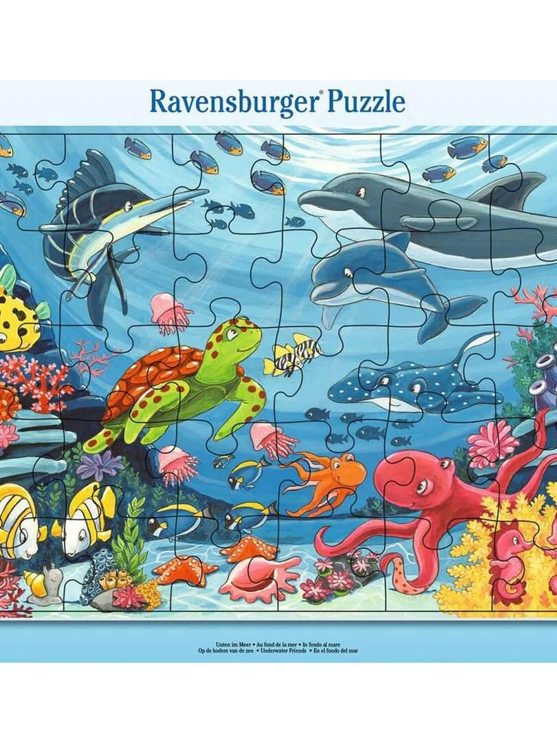 Puzzle cadre 30 pièces : Au fond de la mer N/A