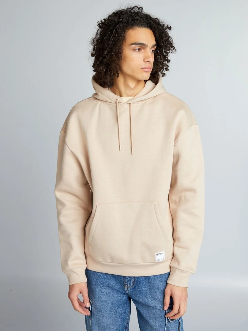 Sweat à capuche Beige