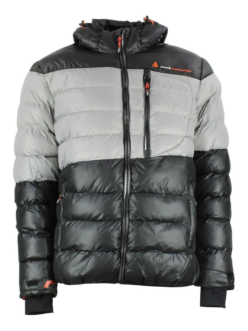 Doudoune de ski homme CAPTIN PEAK MOUNTAIN Noir Gris