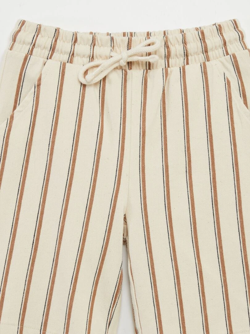 Bermuda imprimé Beige