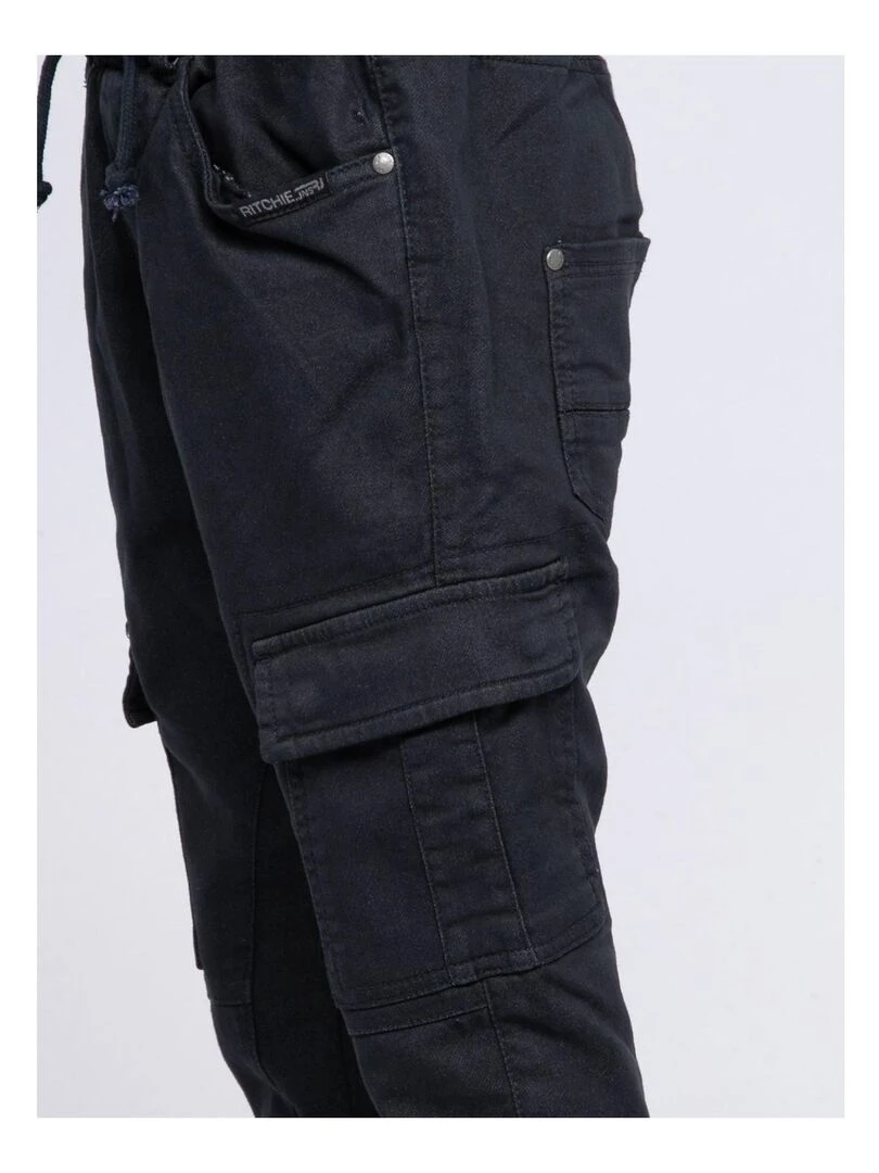 Pantalon battle VIMLI J   Bleu marine