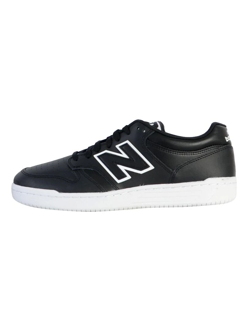 Basket Cuir New Balance 480 Homme Noir