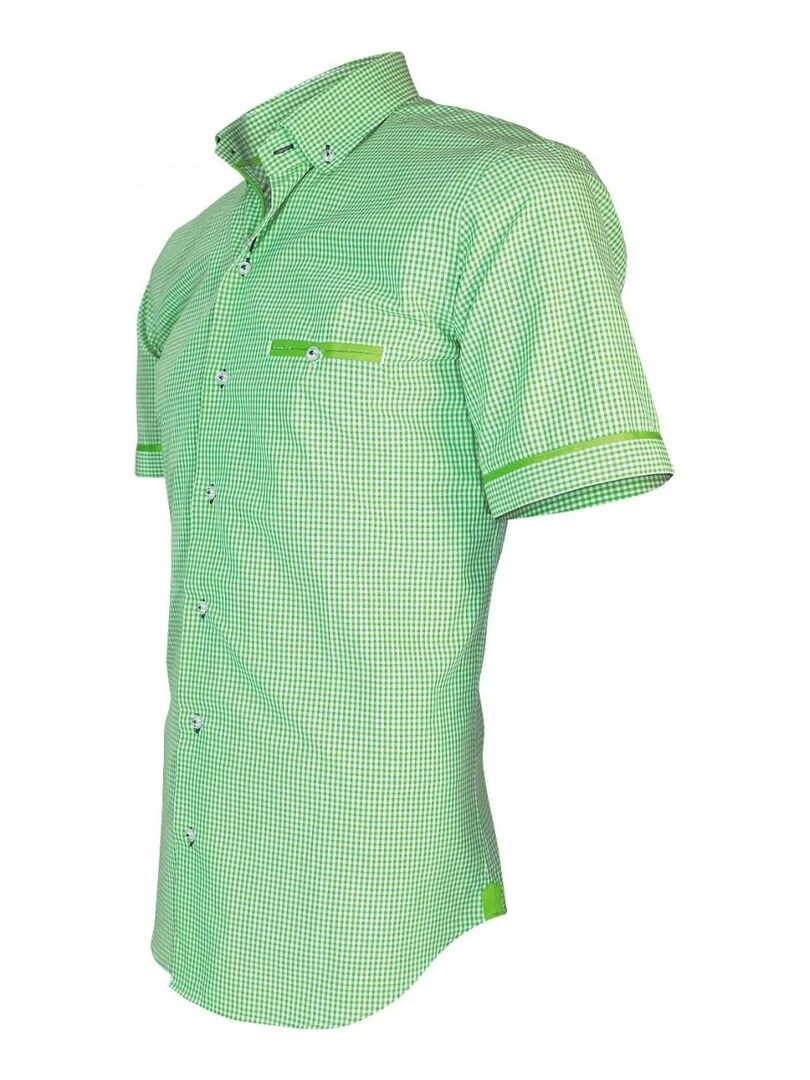 Chemisette vichy PIASTRELLA   Vert