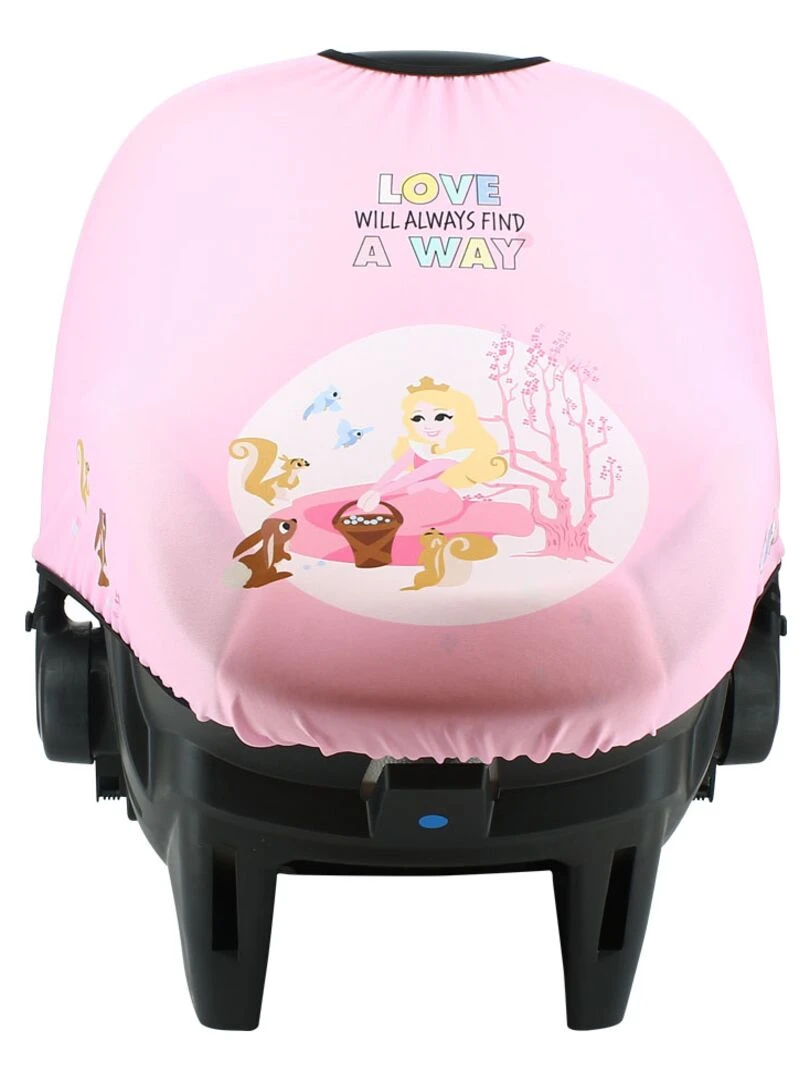 Siège Auto Beone Groupe 0+ (0 13kg) Dos À La Route   Disney Princess Beauty   Gris Rose Blanc