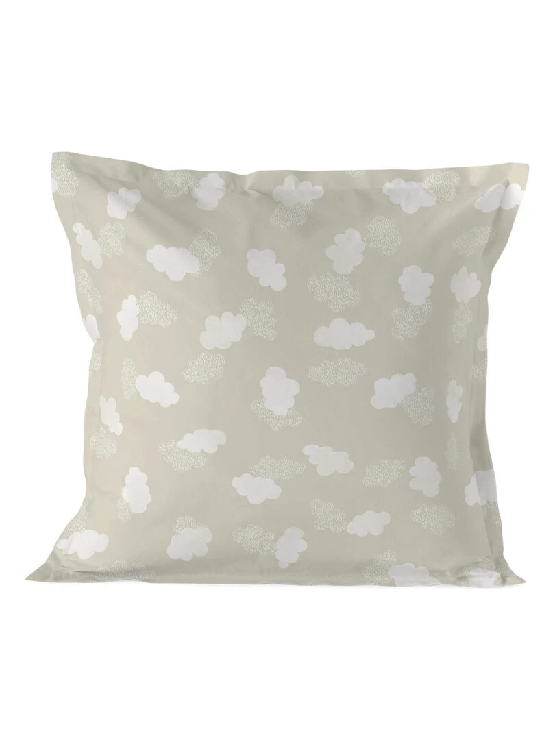 Taie d'oreiller Clouds "Happyfriday" Beige