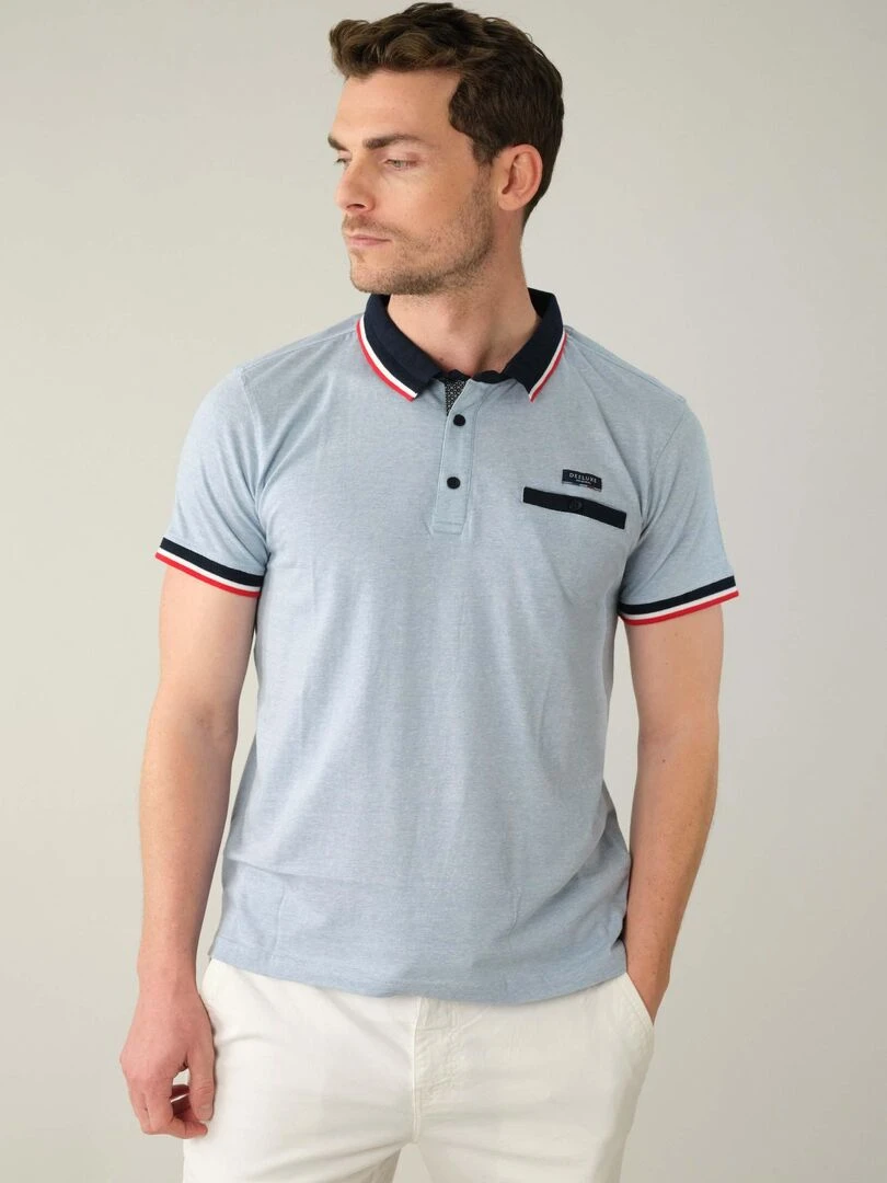 Polo en jersey pour homme 'Deeluxe' Bleu