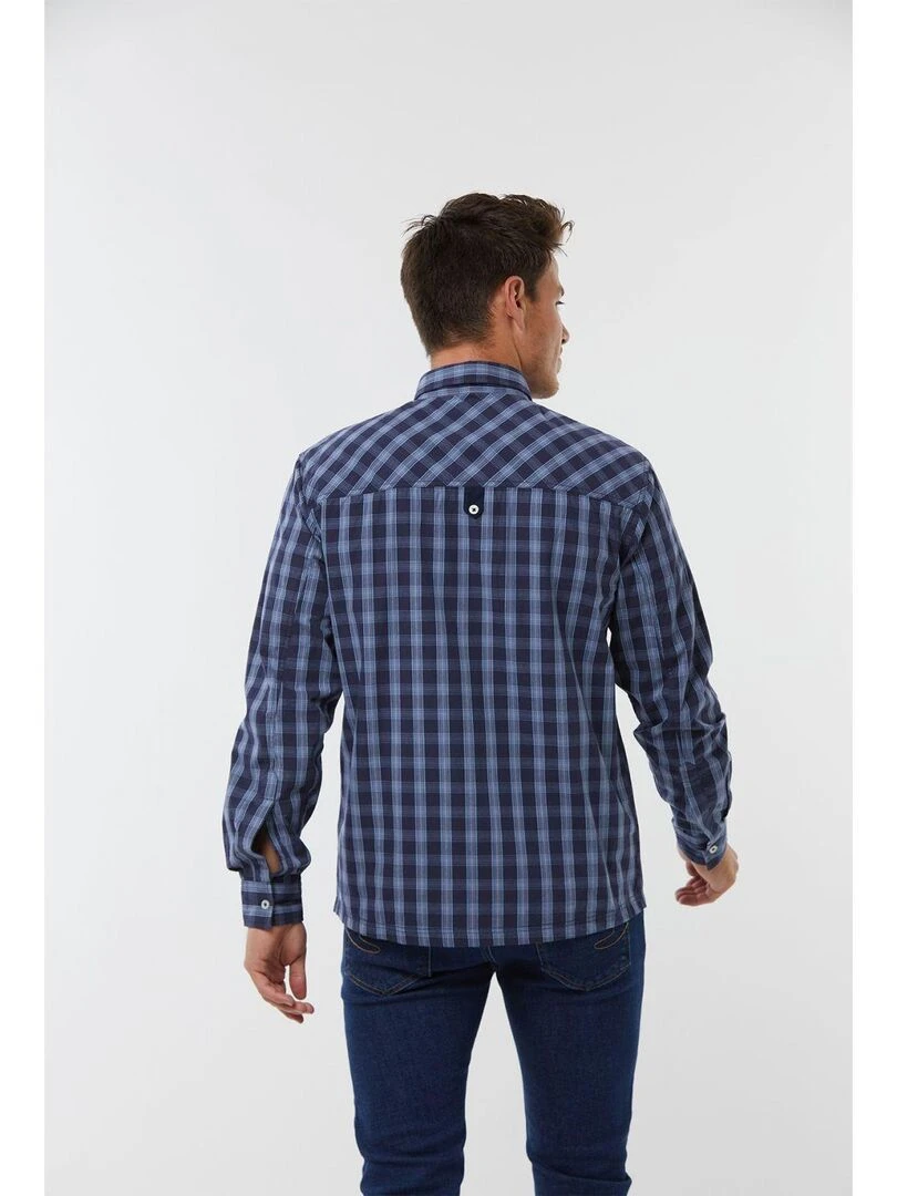 Lee Cooper Chemise manches longues coton DEOXY Bleu marine