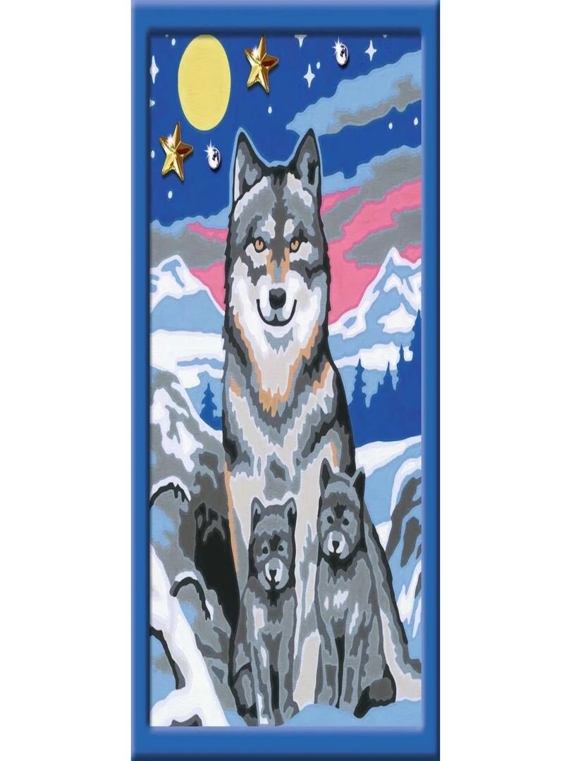 Numéro d'art petit Famille de loups N/A