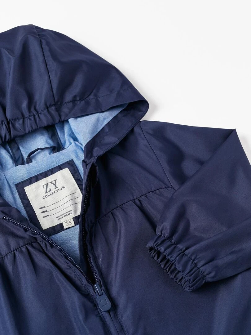 Parka avec Capuche pour Bébé Fille  ATLANTIC COMPANY   Bleu foncé
